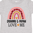 thumbnail image 4 of Inktastic Grammy and Papaw Love Me Girls Granddaughter Girls Toddler T-Shirt, 4 of 5