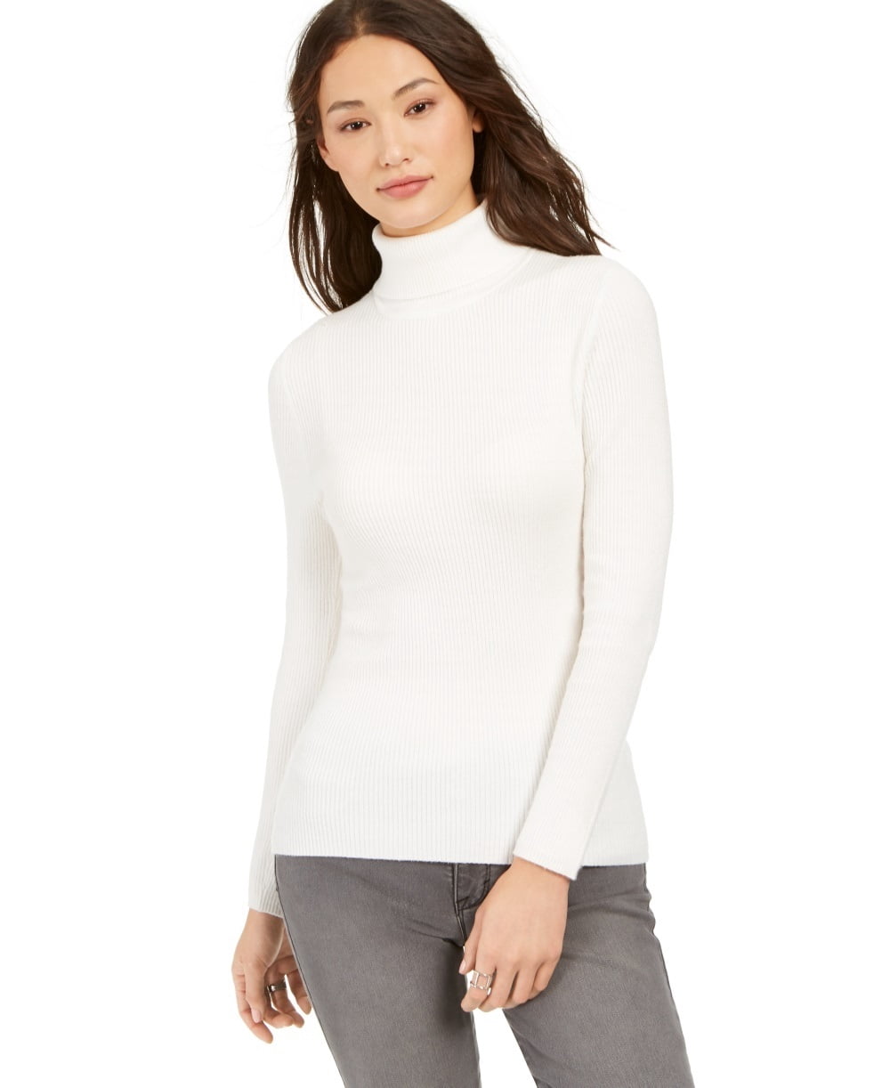 White Turtleneck Sweaters