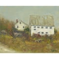 thumbnail image 3 of Wendling, Marilyn 24x20 Black Modern Framed Museum Art Print Titled - White Barn II, 3 of 5