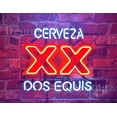 thumbnail image 2 of Queen Sense 20"x16" Cervezas XX Dos Equis Neon Sign Man Cave Handmade Neon Light 120CXXDE, 2 of 3