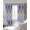 Purple Blue, variant on Turquoise Boho Flowers Blackout Curtains for Bedroom/Living Room, Thermal Insulated Kitchen Curtains, Modern Luxurious Geometric Floral Grommet Darkening Window Treatment Drapes 52"x63"x2