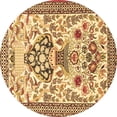 thumbnail image 1 of Ahgly Company Indoor Round Animal Brown Traditional Area Rugs, 7' Round, 1 of 4