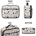 thumbnail image 3 of Chubby Cat White Pattern Insulated Lunch Bag Teens,Bento School Lunch Bag for Teens for Work,Picnic or Travel 10.6x7.7x4.3 Inches,12 Can Capacity, 3 of 6