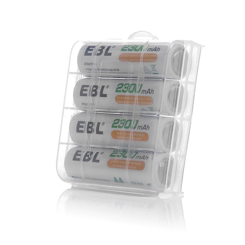 EBL 20Pack AA 2300mAh 1.2V NiMH Rechargeable Batteries with Battery Charger for AA/AAA/C/D Rechargeable Battery