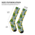 thumbnail image 4 of Sikiie Corn On The Leaves 1 Pairs Compression Socks for Men and Women 15-20 mmHg Running Support Socks, 4 of 7