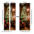 thumbnail image 2 of Christmas Creative 3D Door Sticker Christmas Tree Bedroom Study Bathroom Door Concealer Renovation Wall Sticker,SP-F806,S(38.5x200cmx2Pcs), 2 of 15