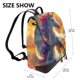 thumbnail image 2 of Disketp Rainbow Sunset Cloud White Horse Mochila de Cuero para Mujer, Bolso de Espalda Antirrobo con Estilo para Viaje, Trabajo y Uso Diario, 2 of 4