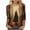 Orange, variant on Womens Fall Shirts Halloween Crewneck 3/4 Length Sleeve Witch Silhouette Tops Loose Casual Graphic Tee Spooky Season Tees