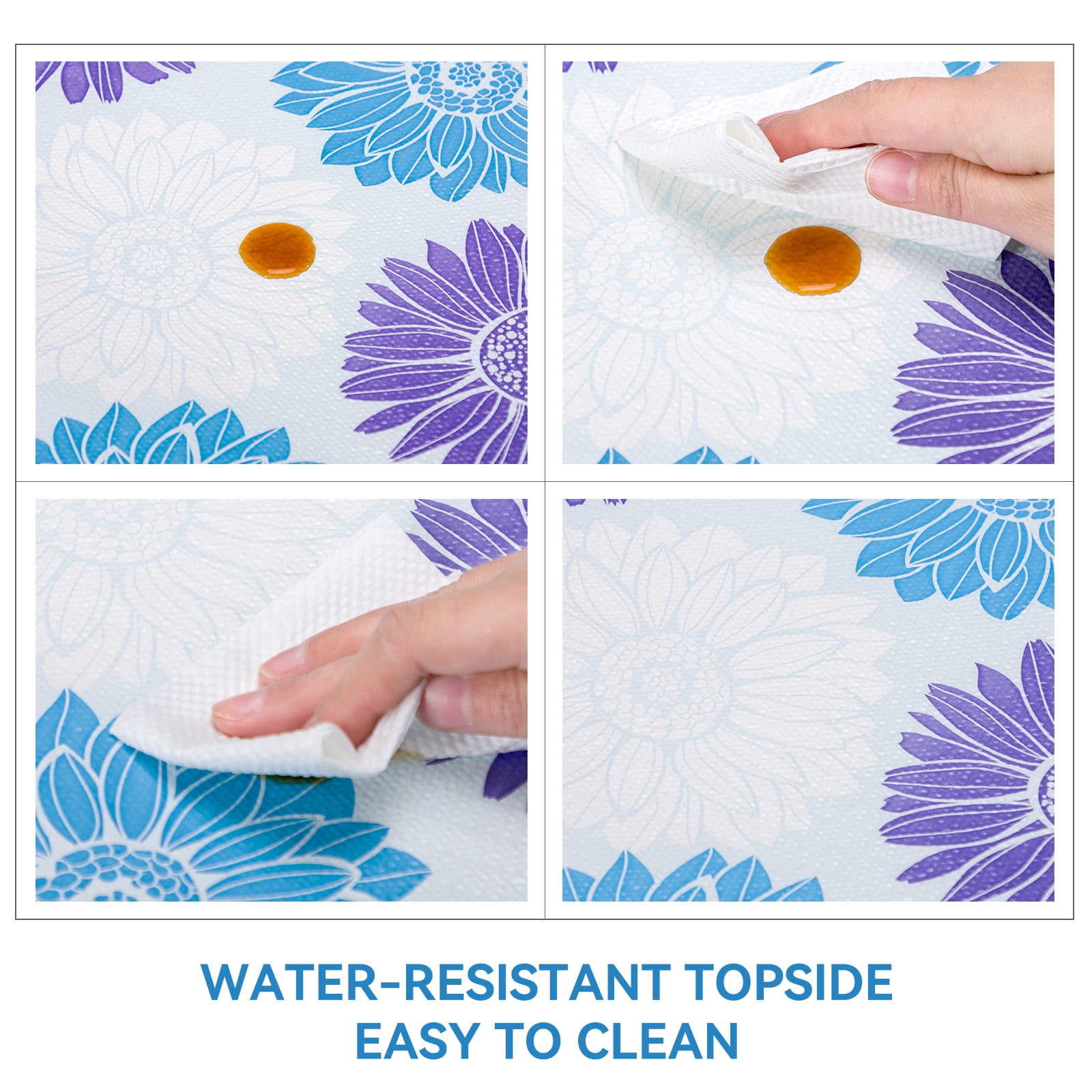 EasyLiner Grip Shelf Liner, 18 in. x 8 ft. Roll, Non Adhesive Drawer Liner, Waterproof Shelf Liners for Kitchen Cabinets