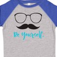 thumbnail image 4 of Inktastic Be Yourself, Glasses, Mustache, Moustache Boys or Girls Toddler T-Shirt, 4 of 5