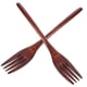 thumbnail image 3 of 2 tenedores de madera con mango largo, tenedores grandes para mezclar, tenedores de cocina, utensilios de cocina de madera, 3 of 7