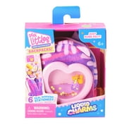 Real Littles Liquid Charms, Liquid Filled Micro-Sized Backpack, Reveal 6 Cute, Tiny Animal Themed Stationery Surprises, Styles Vary, Ages 6+