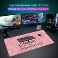 thumbnail image 2 of I Can Do Anything Pink Desk Pad Desk Mat with Non-Slip Base and Stitched Edge,Rose Large Mouse Pad for Laptop,Extended Gaming Mouse Pad Desk Cover Desks Protector for Office Home(31.5" x 16"), 2 of 6