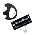 thumbnail image 2 of MaximalPower Two Way Radio Left & Right Medium Size Soft Silicon Open Ear Insert Earbud Earmould for Acoustic Coil Tube -Black Color (10-Pair Left+Right M), 2 of 6
