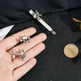thumbnail image 3 of Juego de gemelos y sujetacorbatas para hombre. Incluye un pasador para corbata. Un regalo perfecto para cualquier ocasión., 3 of 6