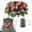 Red, variant on Cemetery Flowers for Grave,Headstone Flower Saddle,Flowers for Cemetery Grave Decoration Headstone Flower Saddle for Headstone Decoratio (Red White)