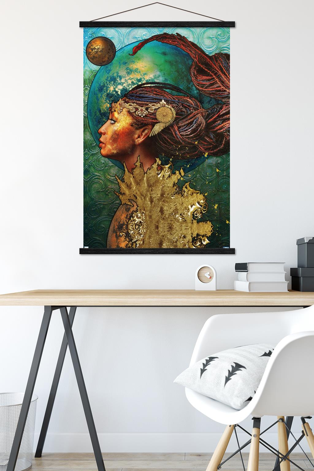 Jena DellaGrottaglia: Cosmic Zodiac - Scorpio Wall Poster with Magnetic Frame, 22.375" x 34"