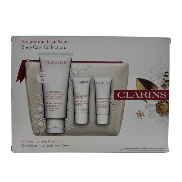 Clarins Ensemble de Soins du Corps, Ensemble 3 Pcs, Tous Types de Peau
