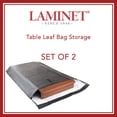 thumbnail image 3 of LAMINET Premium Heavy Duty Table Leaf Storage Bag water ,scratch resistant. Extra Thick waterproof exterior flannel backing. Store Your Table Leaves safely.Holds Leaves up to 26" wide 2 pack, 3 of 6