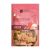 Fruit Tea Cubes by Cha Ren - Lychee and Rose Flavor Fruit Tea Drinks, Bagless Fruit Tea, 4.9Oz / 140g