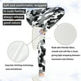 thumbnail image 5 of COEQINE Camo Black Grey Girls' Sport Legging Buttery Soft High Waist Yoga Pants for Jogging, for 6-7 Years Kids Girls, 5 of 7