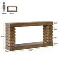 thumbnail image 2 of Barara King Console Table, Entryway Table, Console Sofa Table, Display Shelf,70.8" Console Table, Wood Rectangular Sofa Table,Brown, 2 of 4