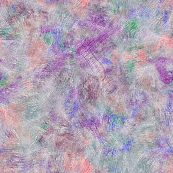 108 in. Brush Stroke Multi White  Cotton Quilt Backing #100   - Shipping Included*