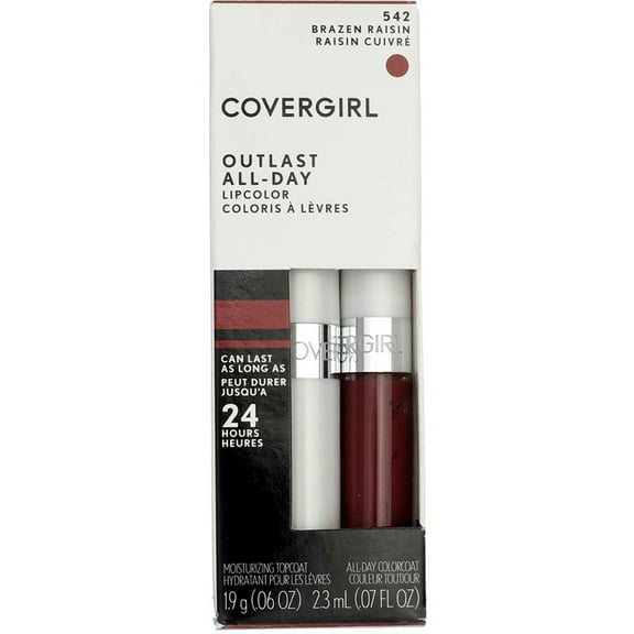 CoverGirl Outlast All Day Lipcolor, Brazen Raisin [542] 1 Each