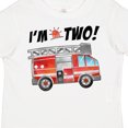 thumbnail image 4 of Inktastic I'm 2 Fire Truck 2nd Birthday Boys or Girls Toddler T-Shirt, 4 of 5
