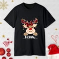 thumbnail image 3 of Camisa con estampado de ciervos para niño y niña favorita de Papá Noel, atuendo de fiesta navideña para niños y niñas, ropa de vacaciones de invierno para niños, camiseta de manga raglán Chold, 3 of 5