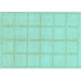 thumbnail image 1 of Ahgly Company Indoor Rectangle Solid Light Blue Modern Area Rugs, 8' x 12', 1 of 4