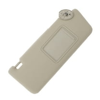 Unique Bargains Right Passenger Side Car Sun Visor for Toyota Tacoma 05-08 Plastic with Mirror No.74310-04080-E0 Beige