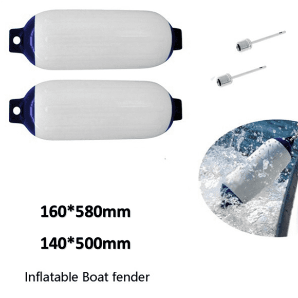 3X Inflatable Boat PVC Boat Anchor Bumper Marine Boat for Boat, Sailboat, Cuddy Etc,(6.5X23 Inch)