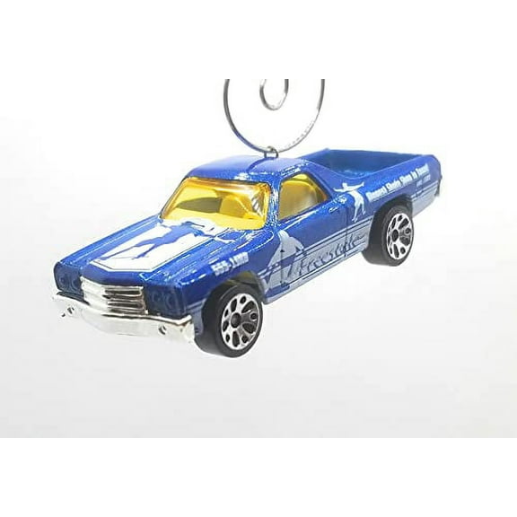 Christmas Ornament for 1970 Chevy El Camino Blue White