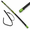 4-feet 8-inch, variant on 4-feet 8-inch Saltwater Fishing Gaff with 4-inch Stainless Steel Hook Solid Fiberglass Shaft
