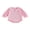 Pink, variant on Cenuakty Baby 3M 6M 12M 18M Girl Romper Long Sleeve Doll Collar Solid Color Bodysuit Infant Fall Playsuit