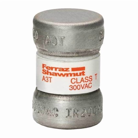UL Class Fuse, T Class, Very Fast-Acting, 60A, 300V AC, Non-Indicating A3T60