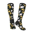 thumbnail image 4 of Haiem Lilies Flowers Socks, Funny Novelty Crazy Design Cotton Socks Sports Socks Knee High Socks For Men, Women,1Pairs - Gift For Working Friends, 4 of 9
