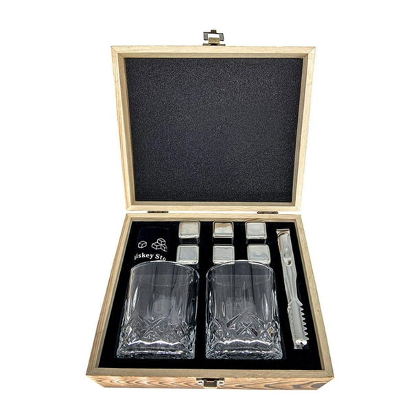 Piedras para cócteles, cubitos de hielo de acero inoxidable, piedras para enfriar bebidas, piedras para enfriar hielo para amantes de los cócteles, Macarena cubos de hielo