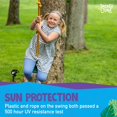 thumbnail image 6 of Jack and June Green Playset Rope and Disc Swing with Leg Safety Protector and Fully Adjustable Rope, 6 of 6