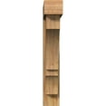 thumbnail image 2 of Ekena Millwork 8"W x 42"D x 48"H Balboa Block Rough Sawn Bracket w/ Offset Brace, Western Red Cedar, 2 of 25