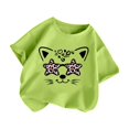thumbnail image 3 of MEZZALL Kids Girls Cute Graphic Cartoon T-Shirts Round Neck Short Sleeve Tee Summer Casual T Shirt Tee Relaxed Fit Baby Toddler Dailywear, 3 of 5