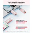 thumbnail image 3 of Memoria USB SUDEHO de 256 GB certificada MFi 3 en 1, 3 of 9