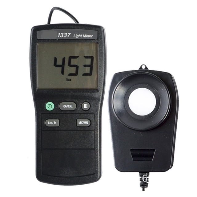 1337 Photometer Digital Illuminance Meter 2000 FC Brightness Detector Photometer ,Easy to Carry