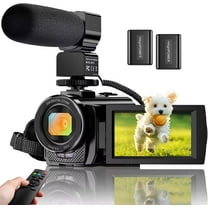 Video Camera Camcorder for Youtube Digital Camera Recorder FHD 1080P 24.0MP 16X Digital Camcorder with Mic and 2 Batteries