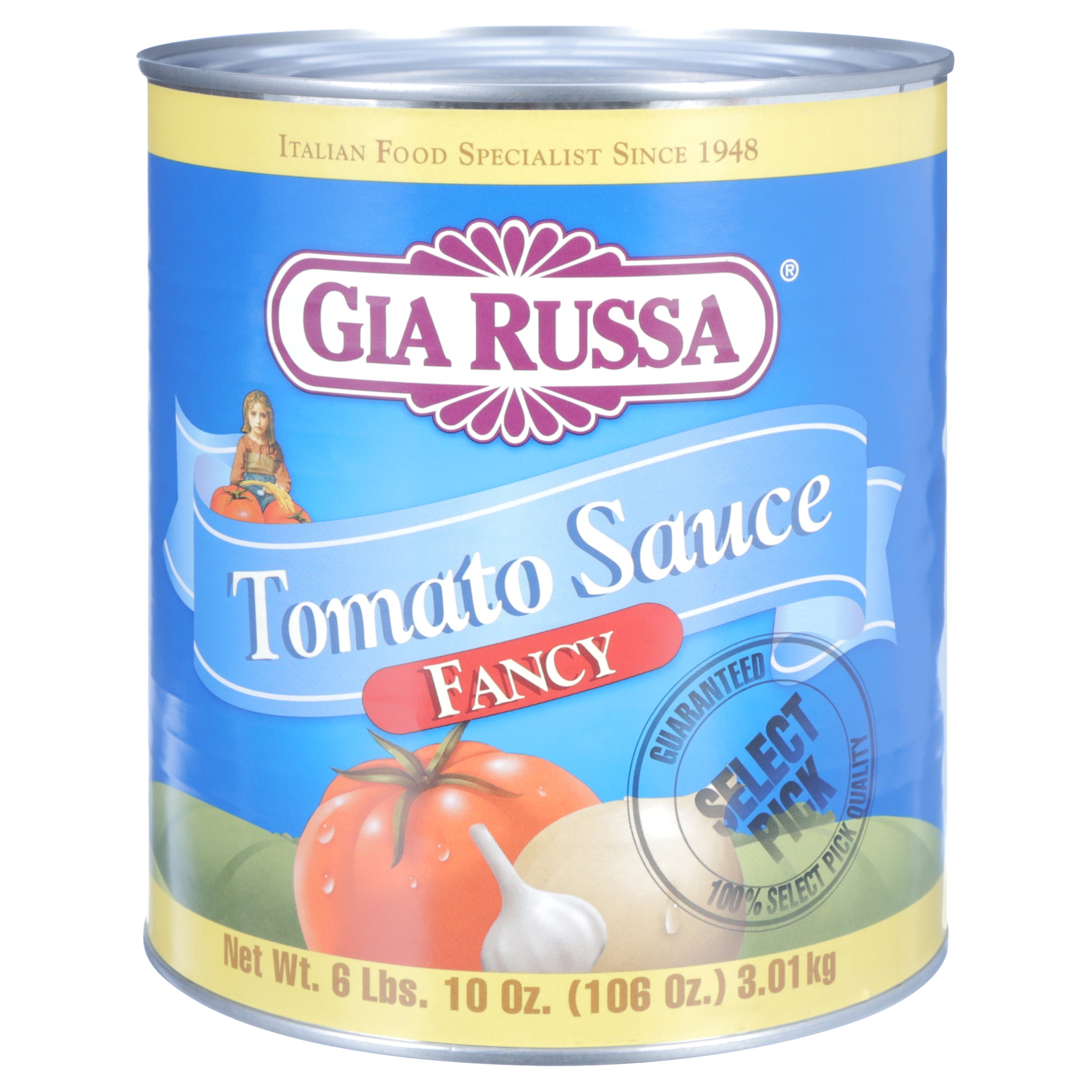 Gia Russa Fancy Tomato Sauce, 106 oz
