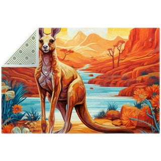 Kangaroo Thick Ergonomic Anti Fatigue Cushioned Kitchen Floor Mats,  Standing Office Desk Mat, Waterproof Scratch Resistant Topside, Supportive  All Da - Imported Products from USA - iBhejo