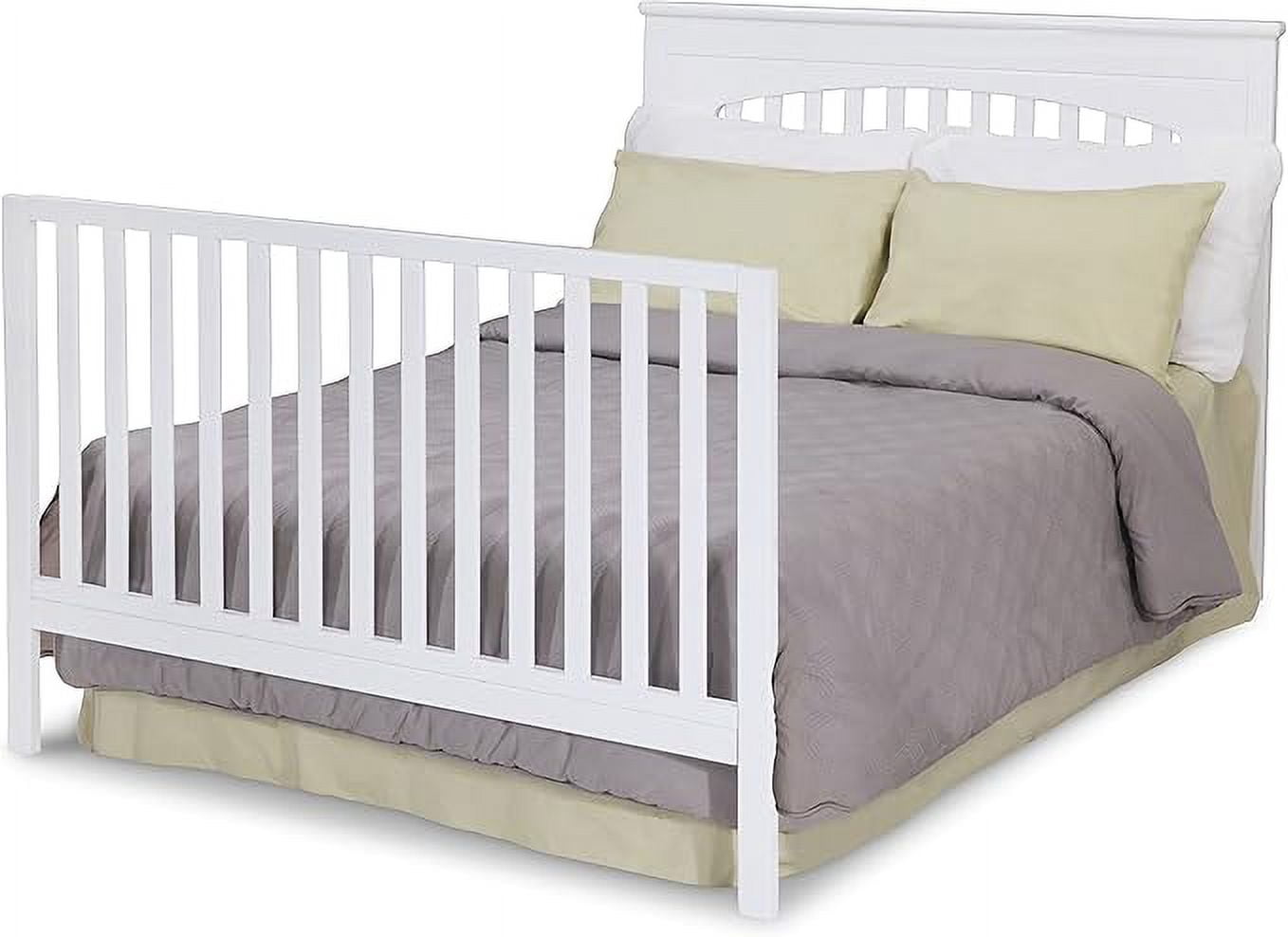 Full-Size Conversion Kit Bed Rails for Remi Crib by Delta Children - #0050 (White)