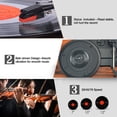 thumbnail image 3 of Tocadiscos inalámbrico Udreamer con reproductor de discos de vinilo y altavoces, 3 of 9