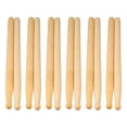 thumbnail image 3 of 12 Pair Drumsticks Maple Wood Lightweight Drum Stick Replacement for School Practice Performance, 3 of 14